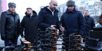 Вячеслав Федорищев передал автомобили сотрудникам УФСИН и Росгвардии в зону СВО - КТВ-ЛУЧ
