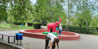 В Сызрани перекрасили легендарного розового слоника - КТВ-ЛУЧ