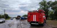 Перевернувшаяся в Самарской области автоцистерна перевозила нефть - КТВ-ЛУЧ