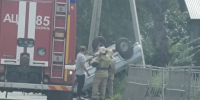 В Сызрани машина сделала сальто и рухнула на крышу у мехового салона - КТВ-ЛУЧ
