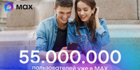 Количество пользователей МАХ достигло 55 миллионов - КТВ-ЛУЧ