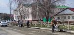 Мэра Ревина заметили с инструментом на субботнике в городе Октябрьске